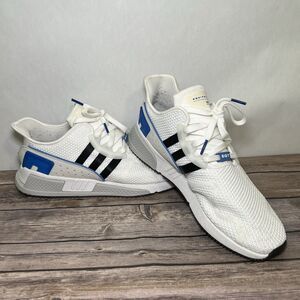 Adidas EQT Cushion ADV Sneakers Shoes Mens Size 11 CQ2379 White Black Blue EUC